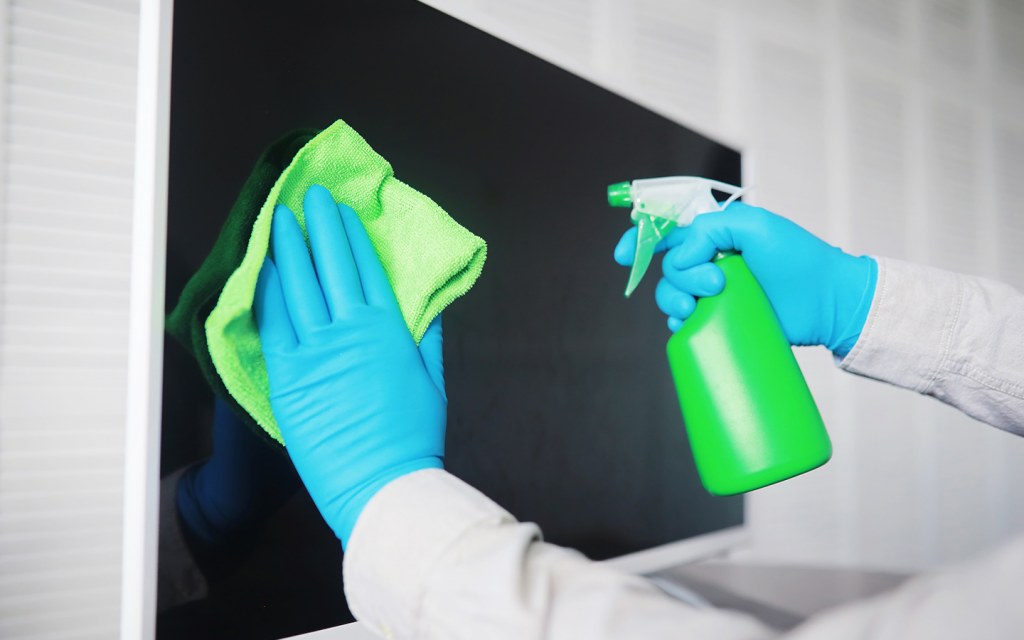 تنظيف الشاشة