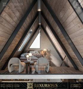 Cottage chalet design | تصميم شاليه الكوخ