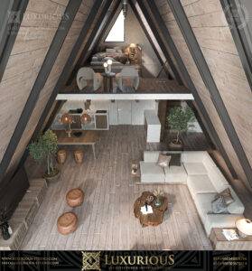 Cottage chalet design | تصميم شاليه الكوخ