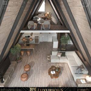 Cottage chalet design | تصميم شاليه الكوخ