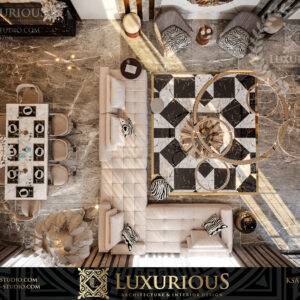 LUXURIOUS | مكتب تصميم داخلي | شركة تصميم داخلي