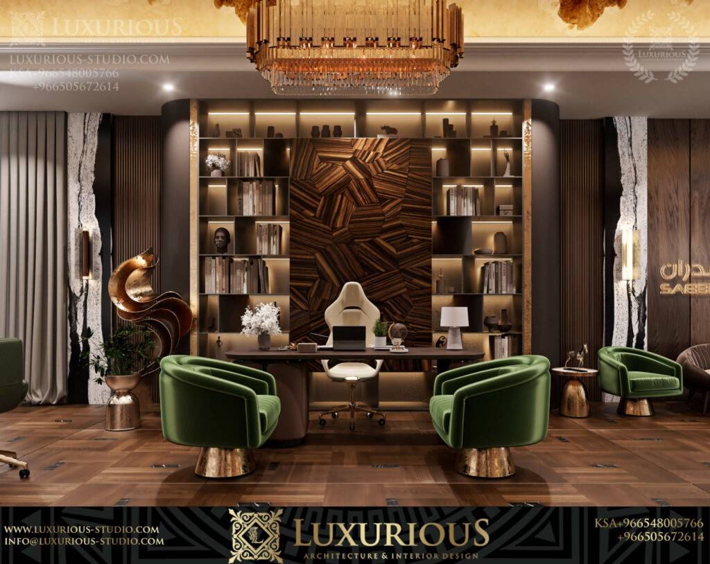 Luxury Office Design Saudi Arabia | تصميم مكتب فاخر في السعودية