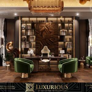Luxury Office Design Saudi Arabia | تصميم مكتب فاخر في السعودية