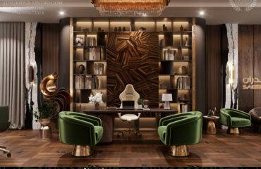 Luxury Office Design Saudi Arabia | تصميم مكتب فاخر في السعودية