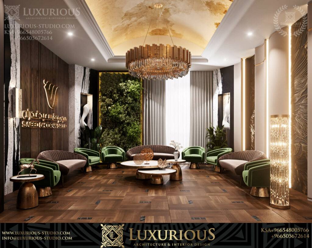 Luxury Office Design Saudi Arabia | تصميم مكتب فاخر في السعودية