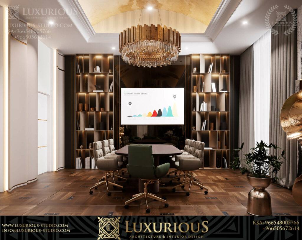 Luxury Office Design Saudi Arabia | تصميم مكتب فاخر في السعودية