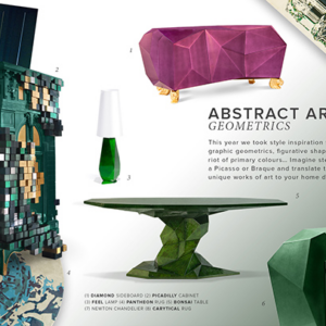 Abstract Art in Interior Design: Contemporary Furniture