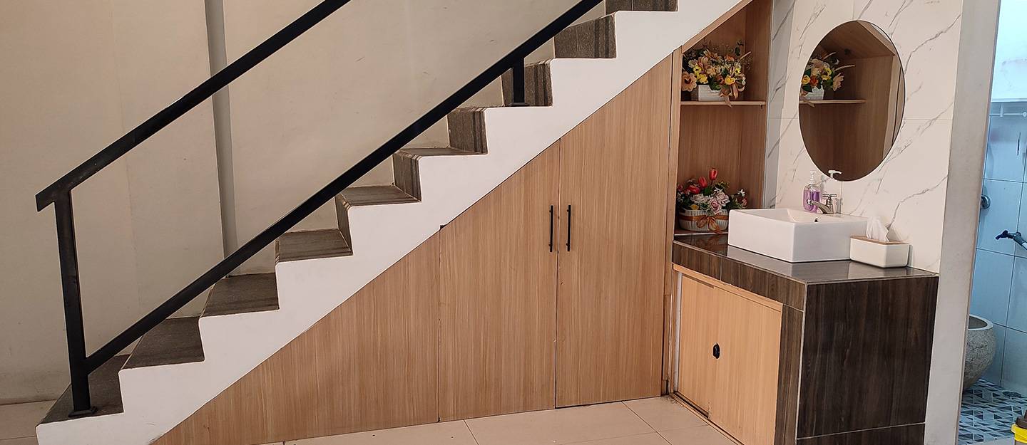 كيفية عمل ديكور تحت الدرج