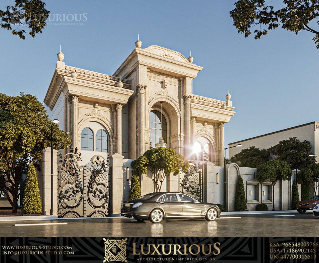 Luxury Classic Villa Exterior Design – Saudi Arabia