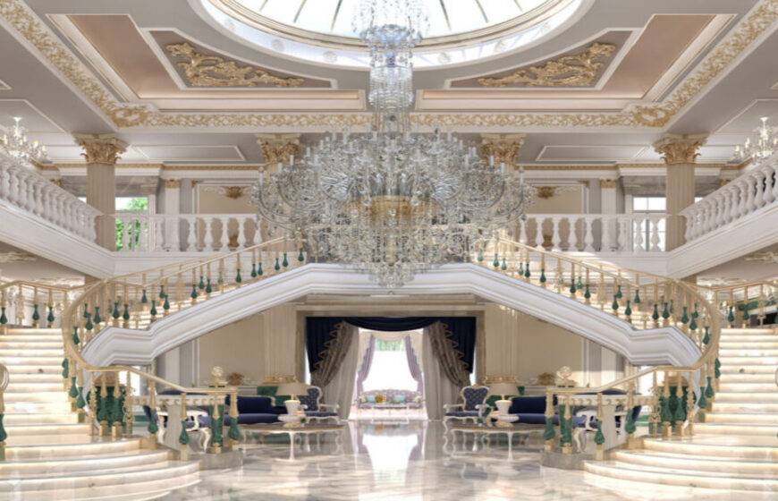 تصميم وإنشاء درج داخلي في المنازل والعقارات