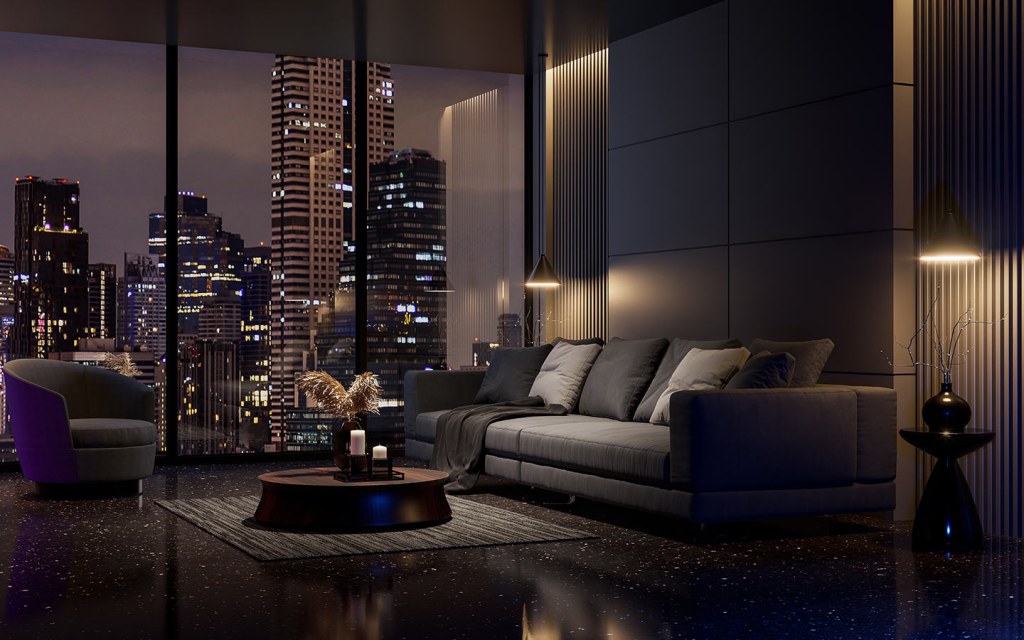 تصميم الشقق المفروشة