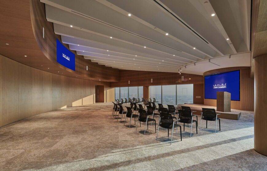 Nakkash Design Studio Transforms Dubai Chambers HQ with Stunning Interior Revamp