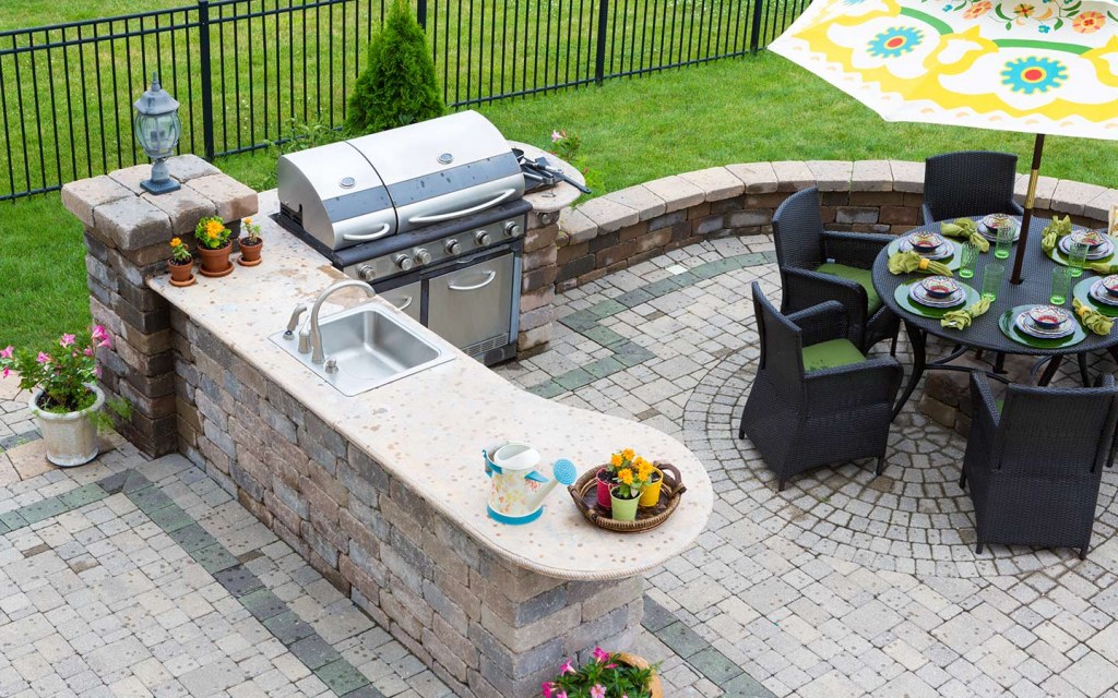 تصميم مطبخ خارجي