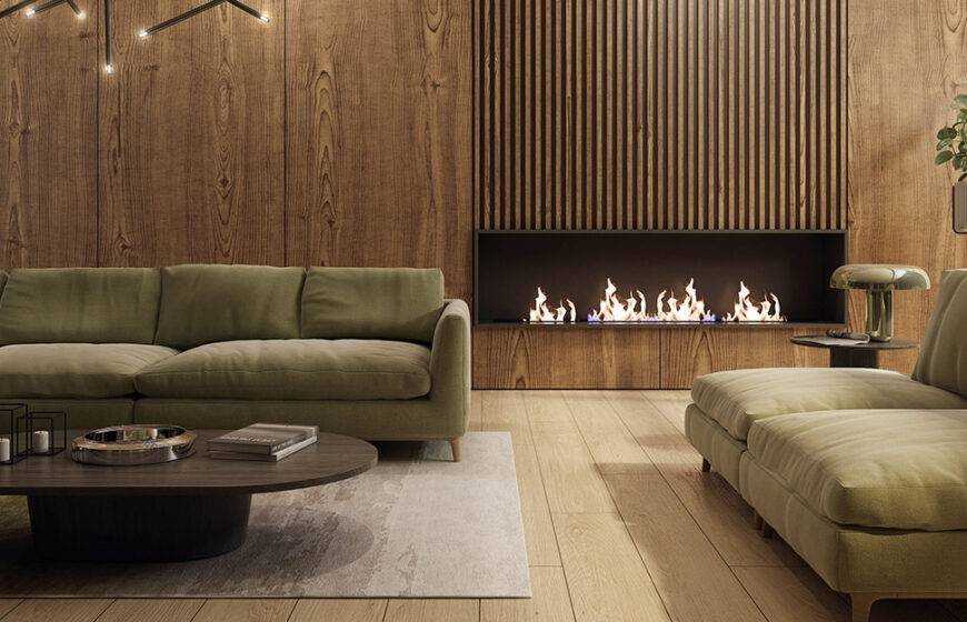 أفضل ديكورات فاير بليس لجو دافئ وجميل