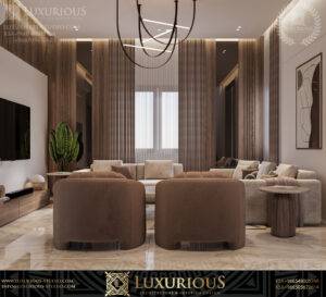 تصميم داخلي لفيلا مودرن معاصر– الدمام