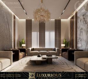 تصميم داخلي لفيلا مودرن معاصر– الدمام