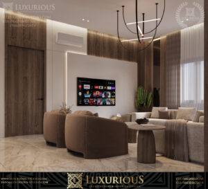 تصميم داخلي لفيلا مودرن معاصر– الدمام