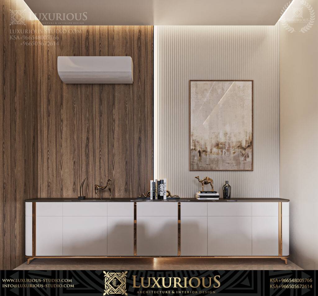 تصميم داخلي لفيلا مودرن معاصر– الدمام