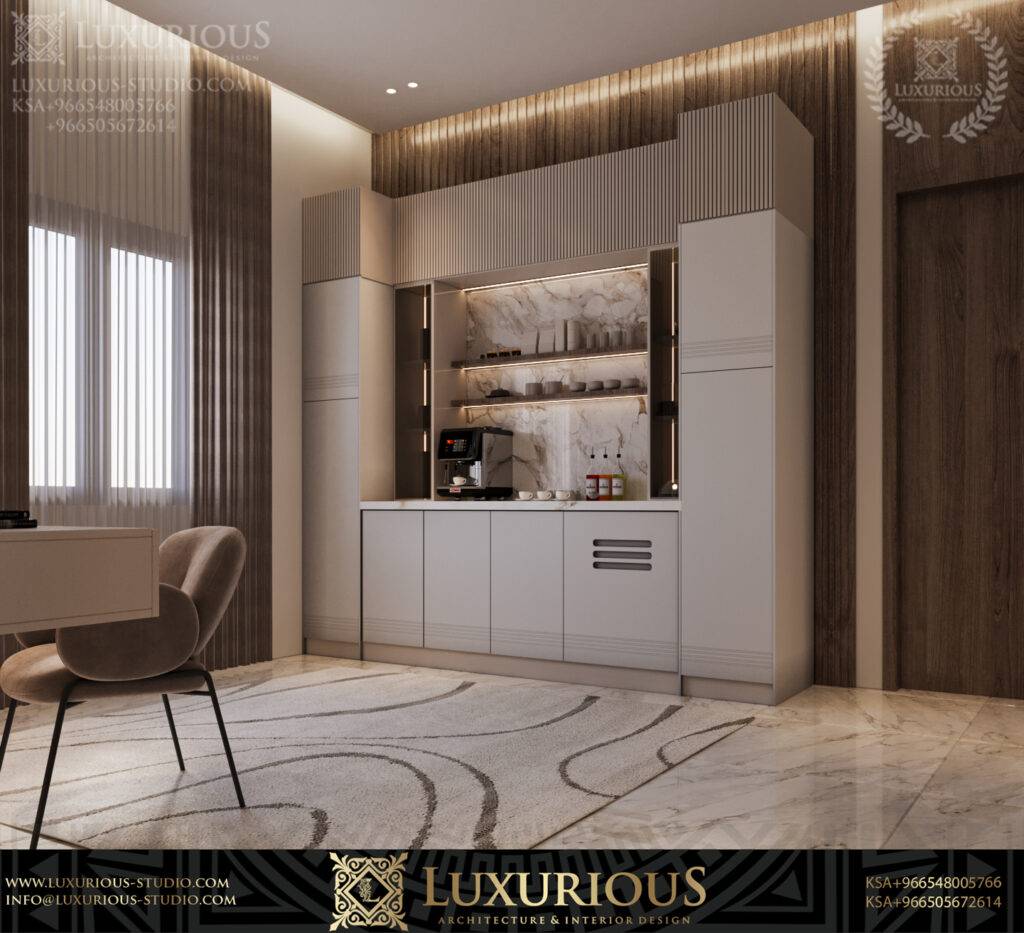 تصميم داخلي لفيلا مودرن معاصر– الدمام