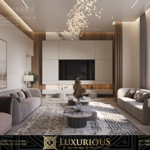 تصميم داخلي لفيلا مودرن معاصر– الدمام