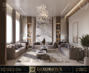 تصميم داخلي لفيلا مودرن معاصر– الدمام