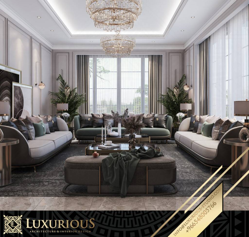 Luxury Men Majlis Project Design in Riyadh