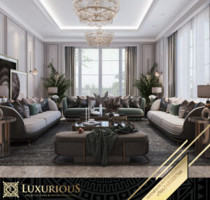 Luxury Men Majlis Project Design in Riyadh