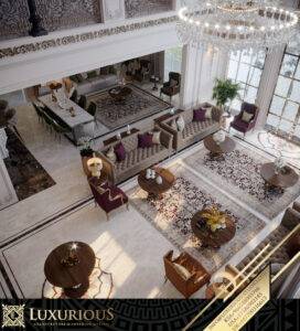 Luxury Sala Design in Saudi Arabia