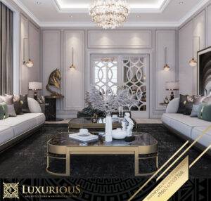 Luxury Men Majlis Project Design in Riyadh