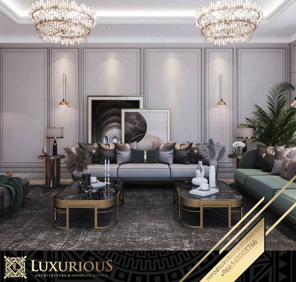 Luxury Men Majlis Project Design in Riyadh