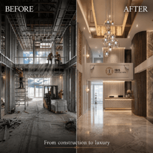 Before and After Residential Villa Projects: Interior Design and Execution from Concept to Completion