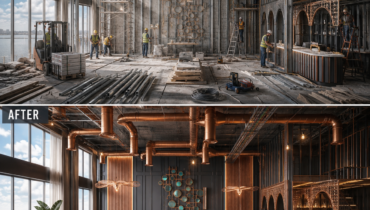 Before and After Lounge and Café Projects: Interior Design and Execution from Concept to Opening