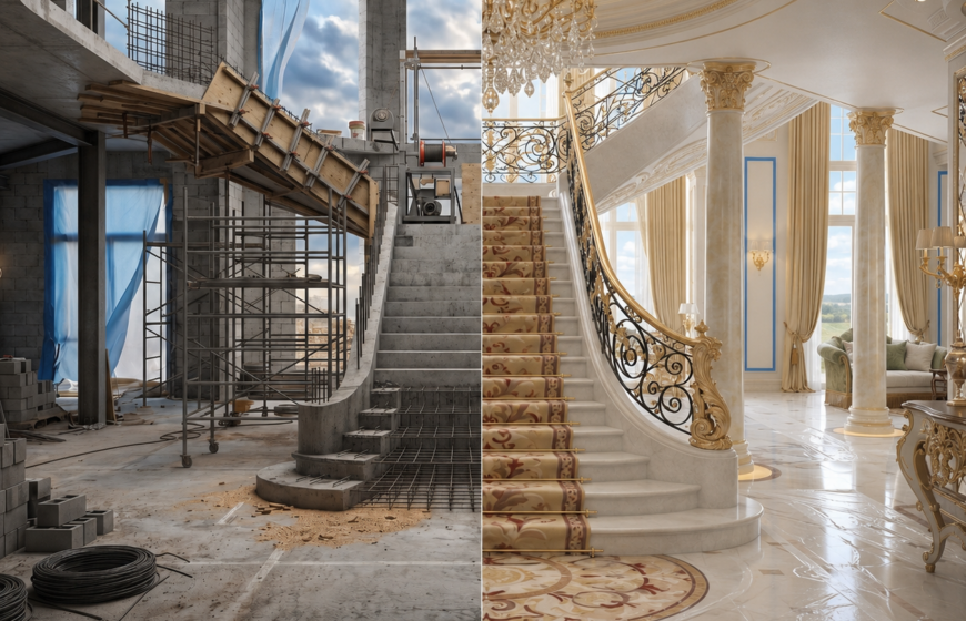 Before and After Residential Villa Projects: Interior Design and Execution from Concept to Completion